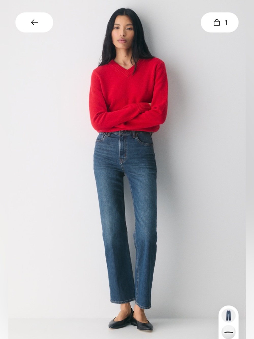 NWOT! Aritzia Denim Forum Arlo Hi Rise Straight Jean - Size 25